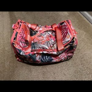 Vera Bradley Forest Canopy Coral Small Gym Bag (NEW)